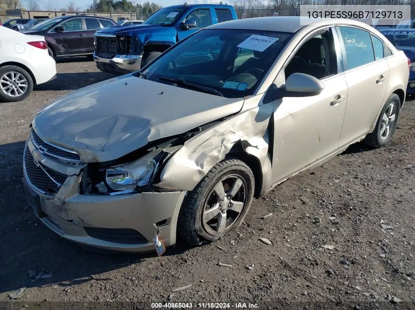 2011 Chevrolet Cruze Lt VIN: 1G1PE5S96B7129713 Lot: 40865043