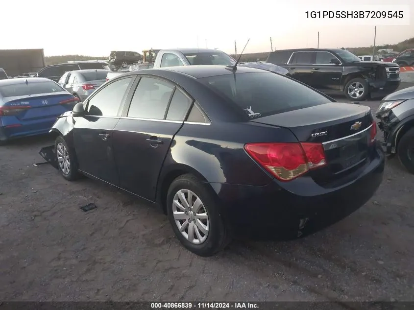 2011 Chevrolet Cruze Ls VIN: 1G1PD5SH3B7209545 Lot: 40866839