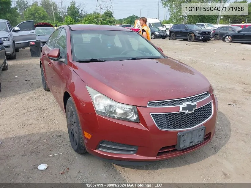 1G1PF5SC4C7171968 2012 Chevrolet Cruze Lt