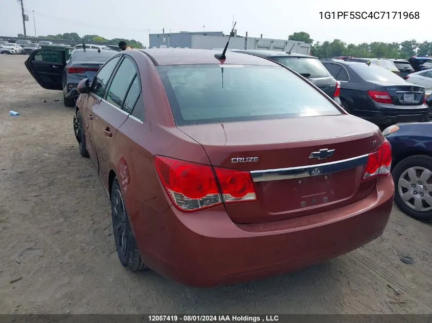 1G1PF5SC4C7171968 2012 Chevrolet Cruze Lt