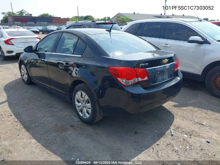 2012 Chevrolet Cruze VIN: 1G1PF5SC1C7303052 Lot: 12059424