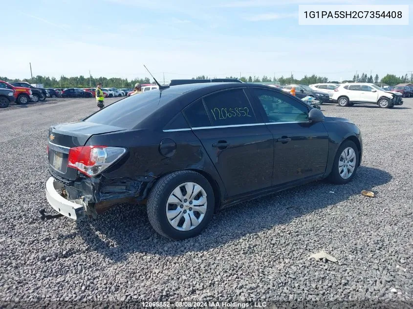 1G1PA5SH2C7354408 2012 Chevrolet Cruze Ls