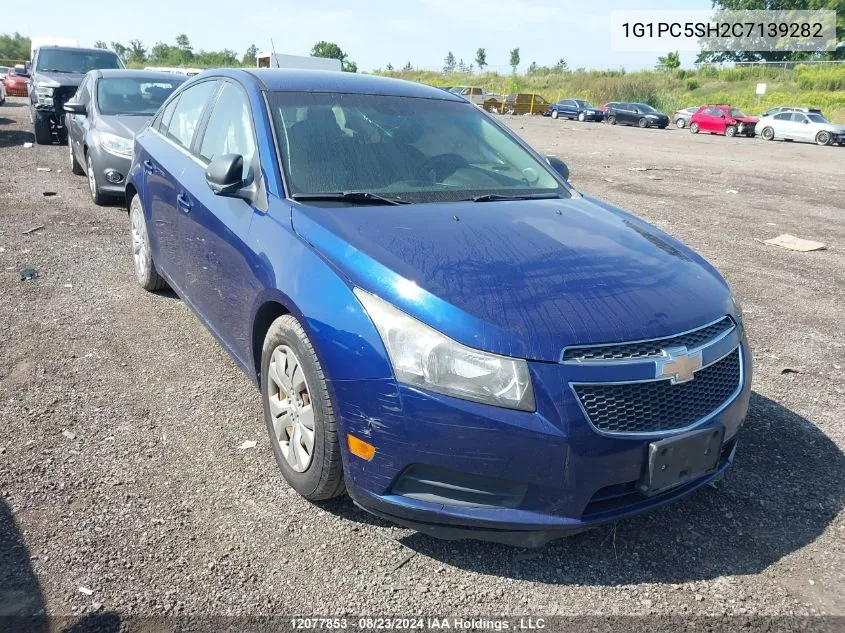 1G1PC5SH2C7139282 2012 Chevrolet Cruze Ls