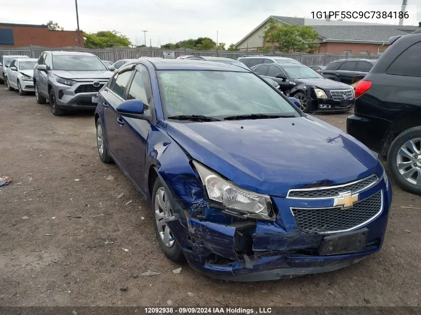 2012 Chevrolet Cruze VIN: 1G1PF5SC9C7384186 Lot: 12092938