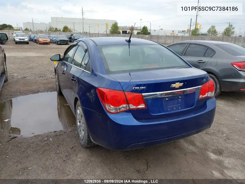 2012 Chevrolet Cruze VIN: 1G1PF5SC9C7384186 Lot: 12092938