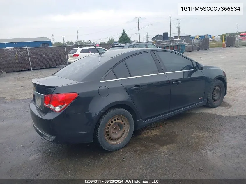 1G1PM5SC0C7366634 2012 Chevrolet Cruze Lt