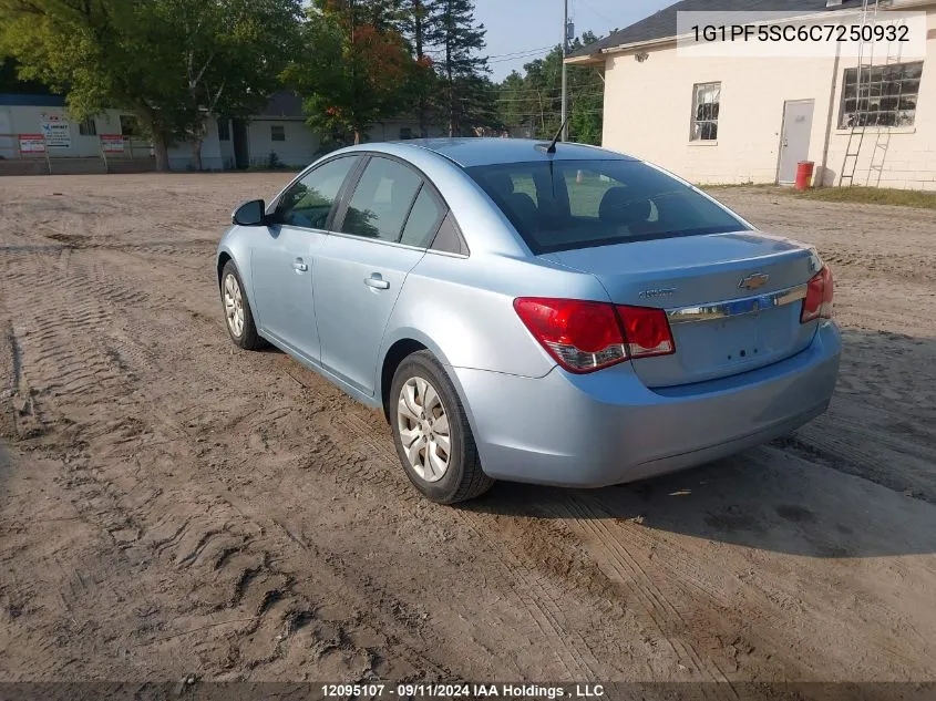 1G1PF5SC6C7250932 2012 Chevrolet Cruze