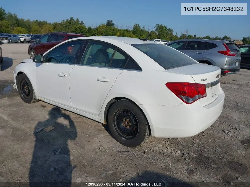 1G1PC5SH2C7348232 2012 Chevrolet Cruze