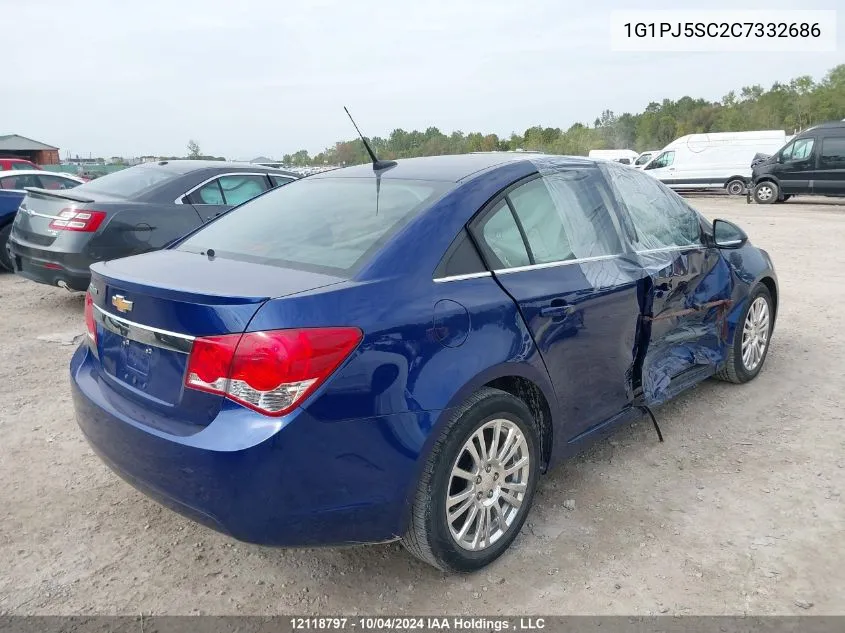 2012 Chevrolet Cruze VIN: 1G1PJ5SC2C7332686 Lot: 12118797