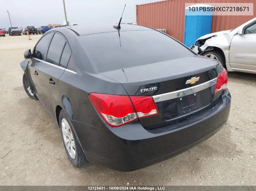 1G1PB5SHXC7218671 2012 Chevrolet Cruze