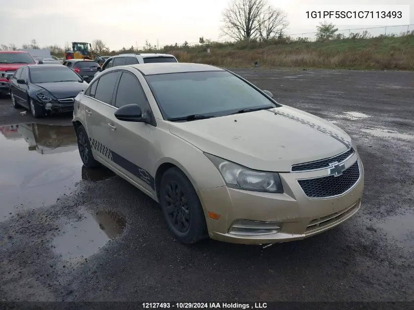 2012 Chevrolet Cruze VIN: 1G1PF5SC1C7113493 Lot: 12127493