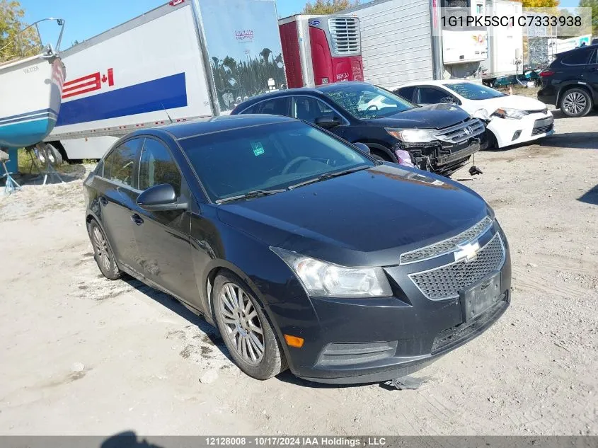 2012 Chevrolet Cruze VIN: 1G1PK5SC1C7333938 Lot: 12128008