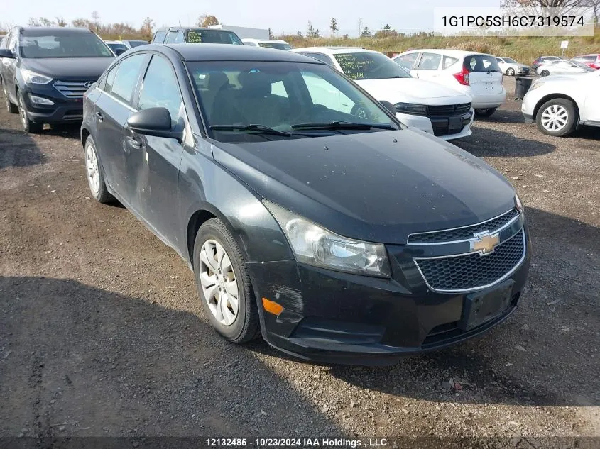 2012 Chevrolet Cruze VIN: 1G1PC5SH6C7319574 Lot: 12132485