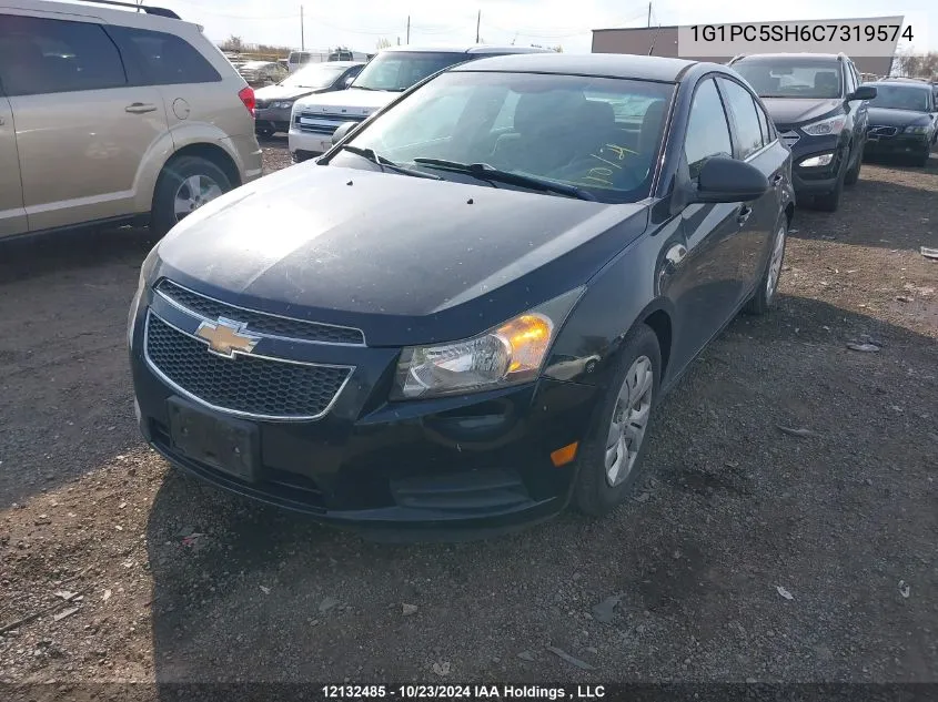 2012 Chevrolet Cruze VIN: 1G1PC5SH6C7319574 Lot: 12132485