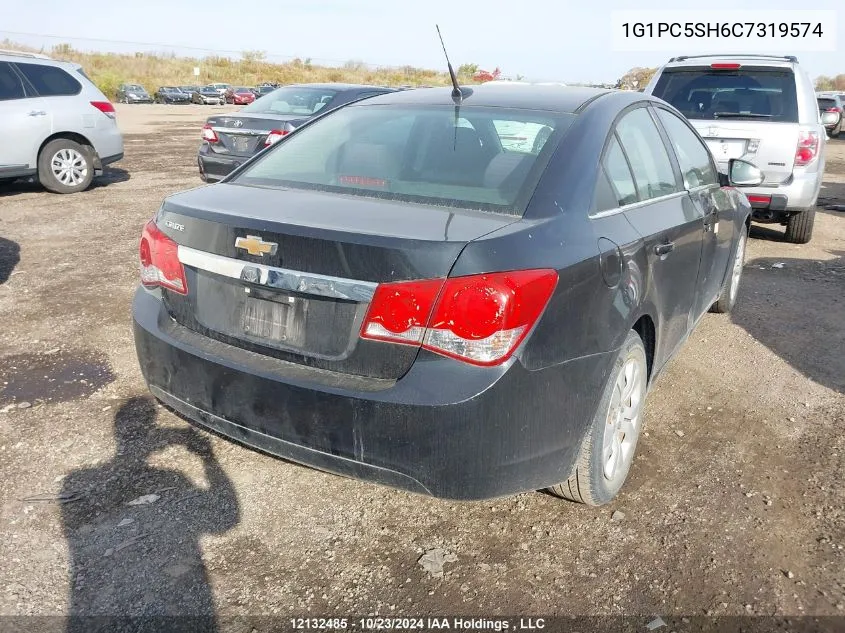 2012 Chevrolet Cruze VIN: 1G1PC5SH6C7319574 Lot: 12132485