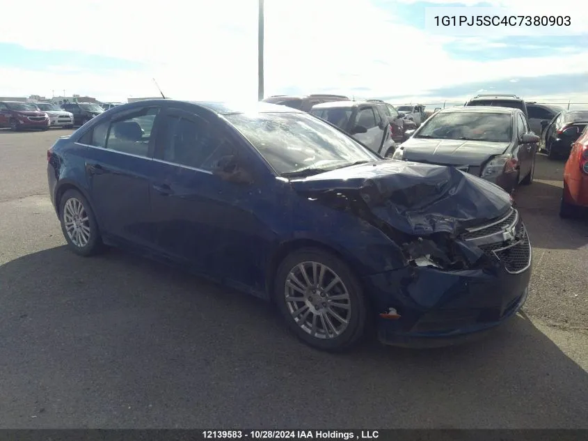 1G1PJ5SC4C7380903 2012 Chevrolet Cruze