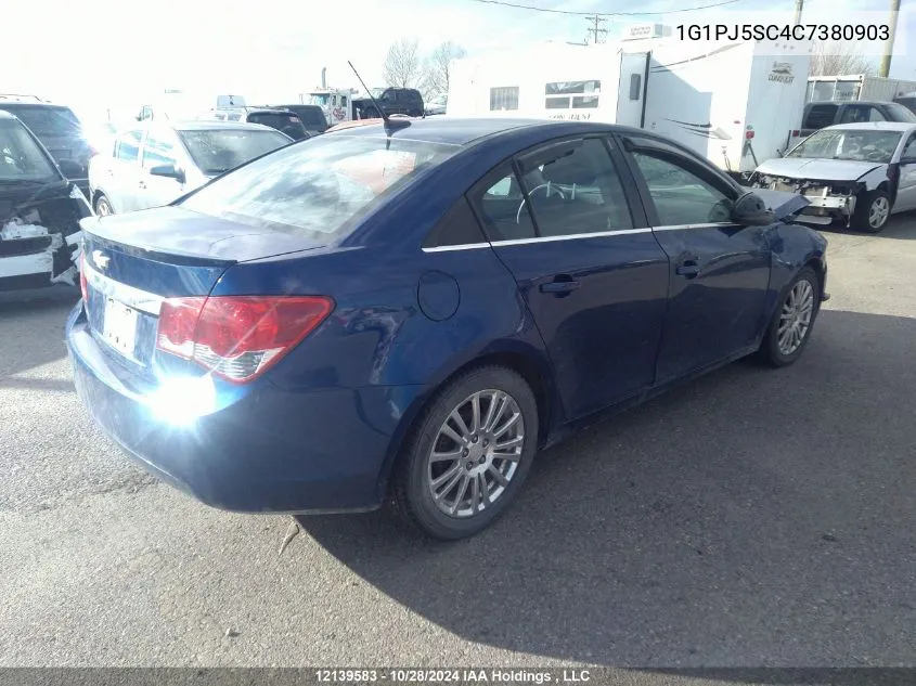 1G1PJ5SC4C7380903 2012 Chevrolet Cruze