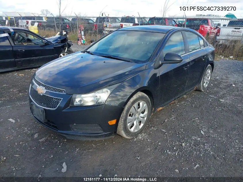 2012 Chevrolet Cruze VIN: 1G1PF5SC4C7339270 Lot: 12151177