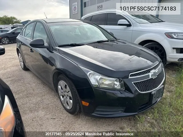 1G1PF5SC5C7174183 2012 Chevrolet Cruze Lt Turbo