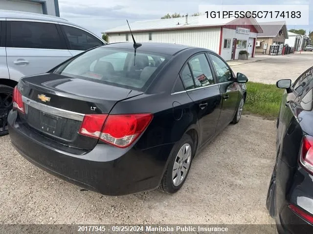 1G1PF5SC5C7174183 2012 Chevrolet Cruze Lt Turbo