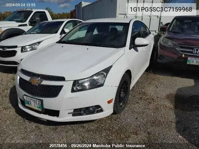 1G1PG5SC3C7159968 2012 Chevrolet Cruze Lt Turbo