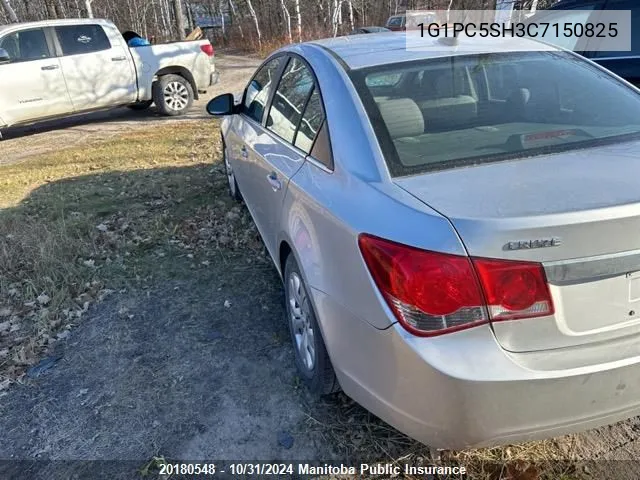 2012 Chevrolet Cruze Ls VIN: 1G1PC5SH3C7150825 Lot: 20180548