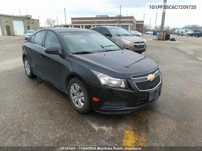 2012 Chevrolet Cruze Lt Turbo VIN: 1G1PF5SC6C7209720 Lot: 20183453