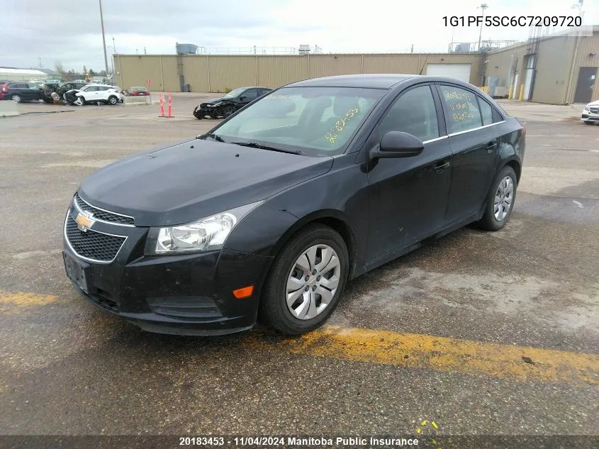 2012 Chevrolet Cruze Lt Turbo VIN: 1G1PF5SC6C7209720 Lot: 20183453