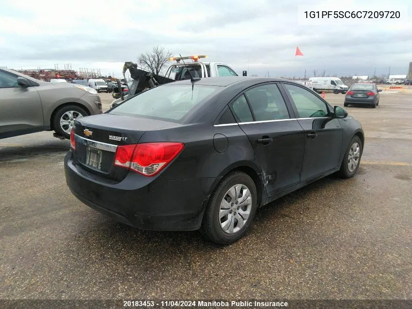 2012 Chevrolet Cruze Lt Turbo VIN: 1G1PF5SC6C7209720 Lot: 20183453