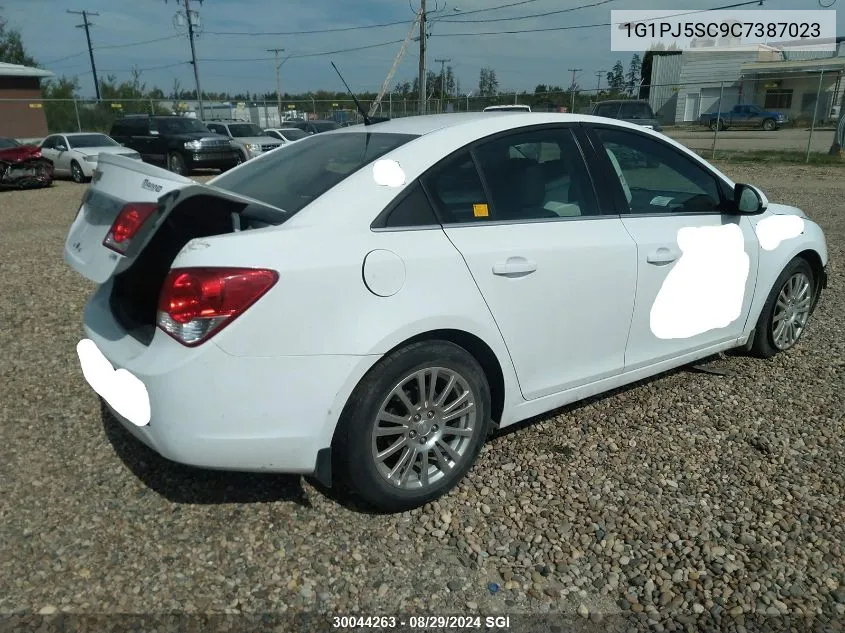 2012 Chevrolet Cruze Eco VIN: 1G1PJ5SC9C7387023 Lot: 30044263