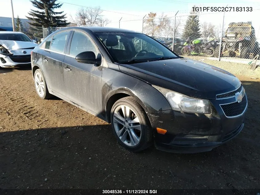 2012 Chevrolet Cruze Lt VIN: 1G1PF5SC2C7183133 Lot: 30048536