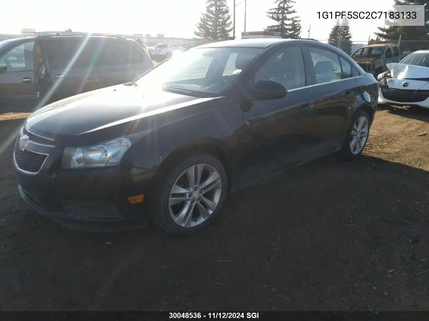 2012 Chevrolet Cruze Lt VIN: 1G1PF5SC2C7183133 Lot: 30048536