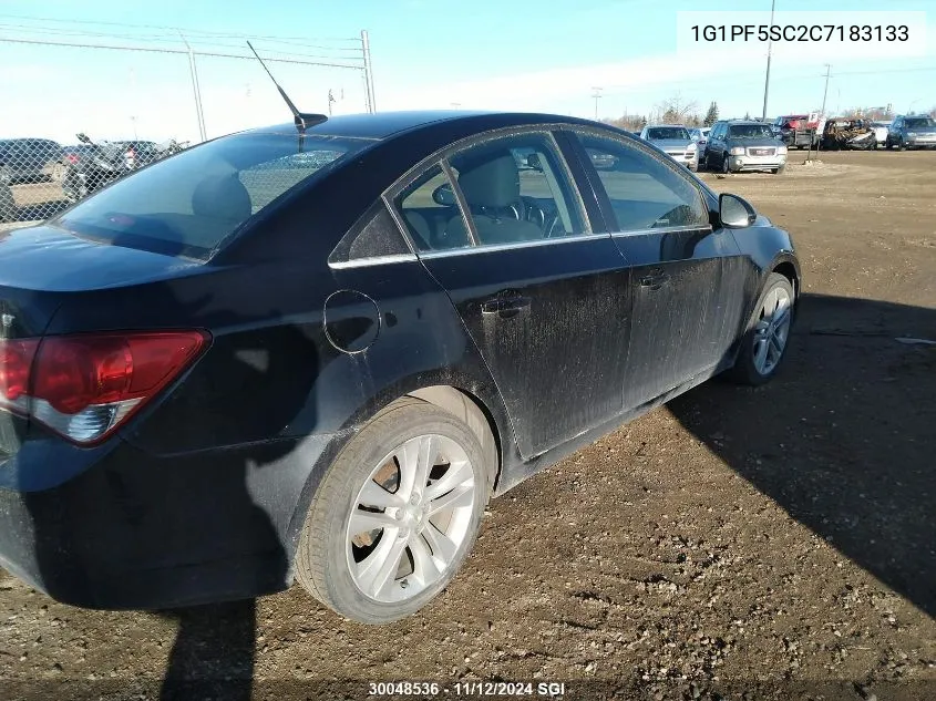 2012 Chevrolet Cruze Lt VIN: 1G1PF5SC2C7183133 Lot: 30048536