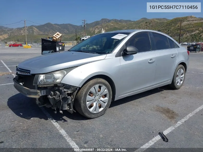 1G1PC5SH7C7110456 2012 Chevrolet Cruze Ls