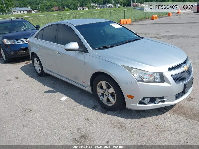 1G1PF5SC4C7116937 2012 Chevrolet Cruze 1Lt