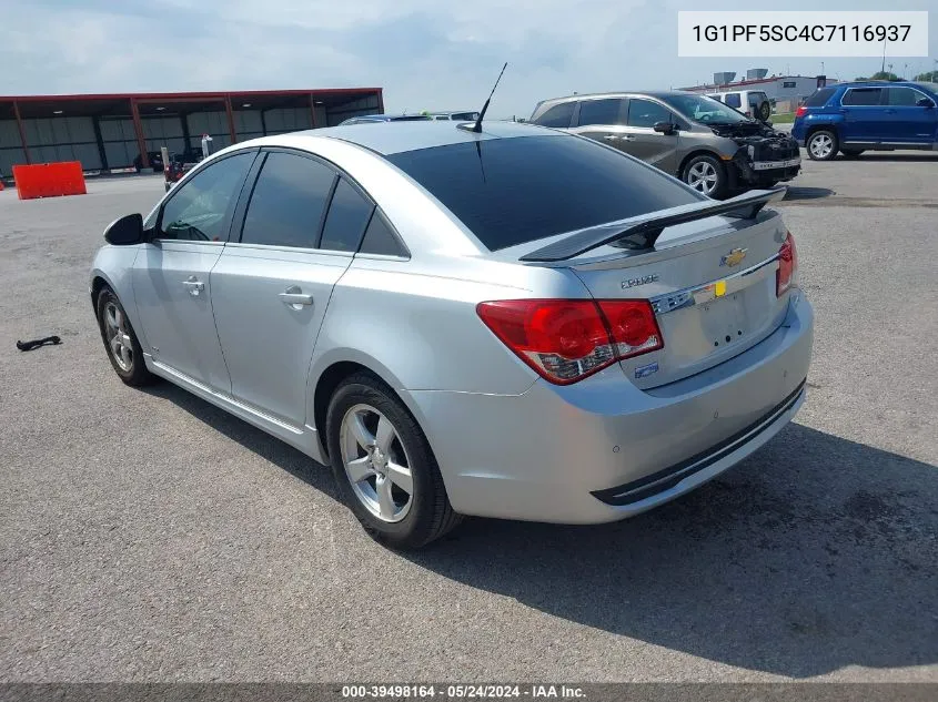 2012 Chevrolet Cruze 1Lt VIN: 1G1PF5SC4C7116937 Lot: 39498164