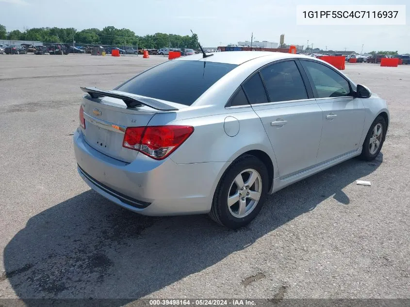 1G1PF5SC4C7116937 2012 Chevrolet Cruze 1Lt