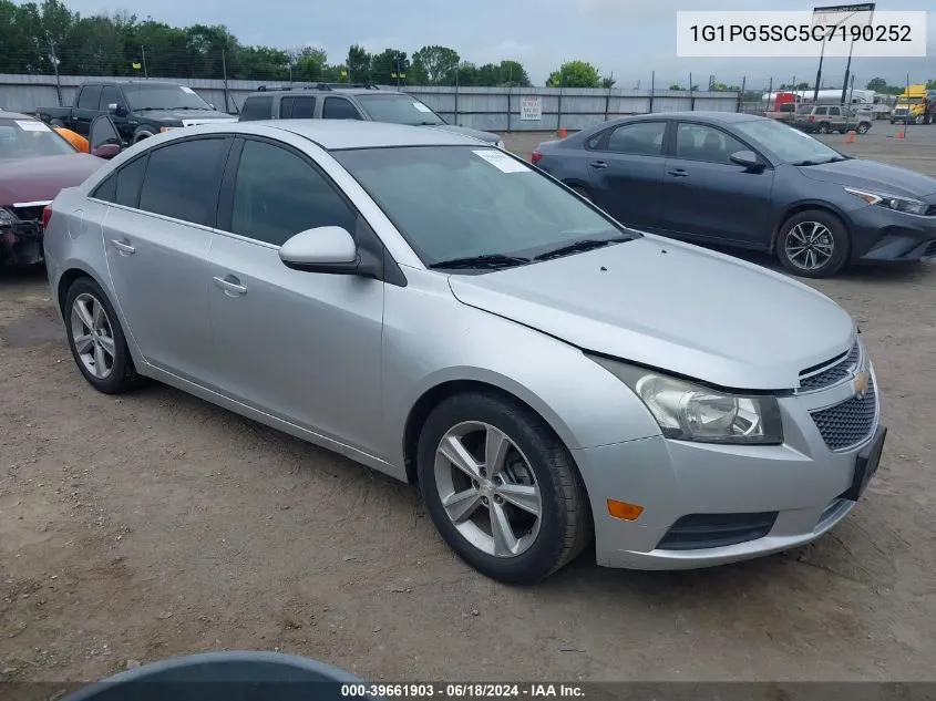 1G1PG5SC5C7190252 2012 Chevrolet Cruze 2Lt