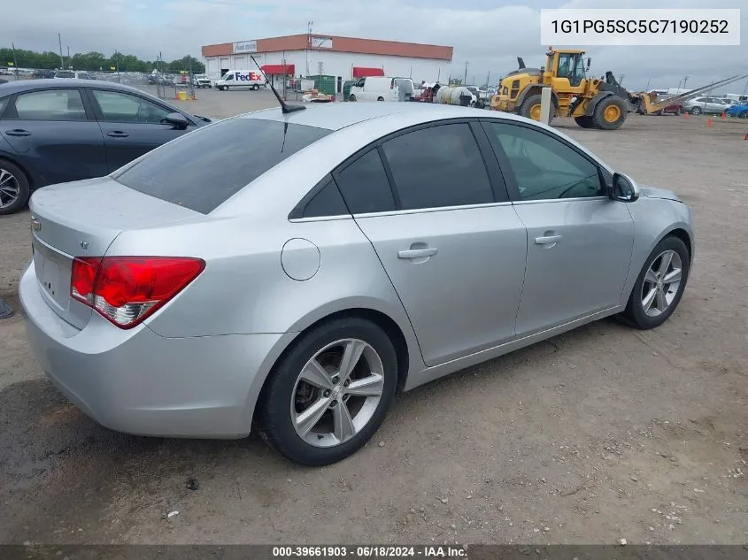 1G1PG5SC5C7190252 2012 Chevrolet Cruze 2Lt