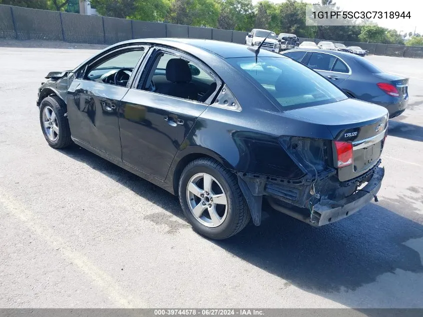 1G1PF5SC3C7318944 2012 Chevrolet Cruze 1Lt