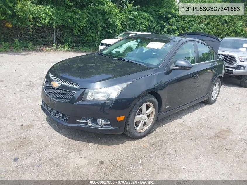 2012 Chevrolet Cruze 1Lt VIN: 1G1PL5SC3C7241663 Lot: 39827053