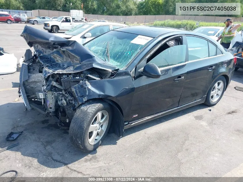 2012 Chevrolet Cruze 1Lt VIN: 1G1PF5SC2C7405038 Lot: 39923308