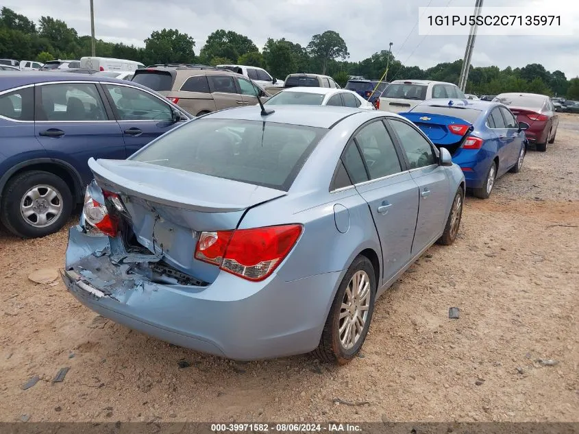 2012 Chevrolet Cruze Eco VIN: 1G1PJ5SC2C7135971 Lot: 39971582