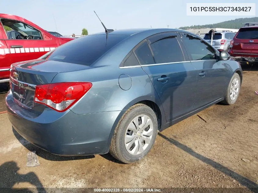 2012 Chevrolet Cruze Ls VIN: 1G1PC5SH3C7343427 Lot: 40002328