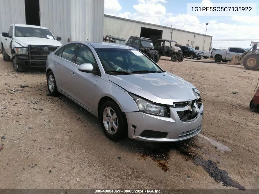 2012 Chevrolet Cruze Lt VIN: 1G1PE5SC5C7135922 Lot: 40004061