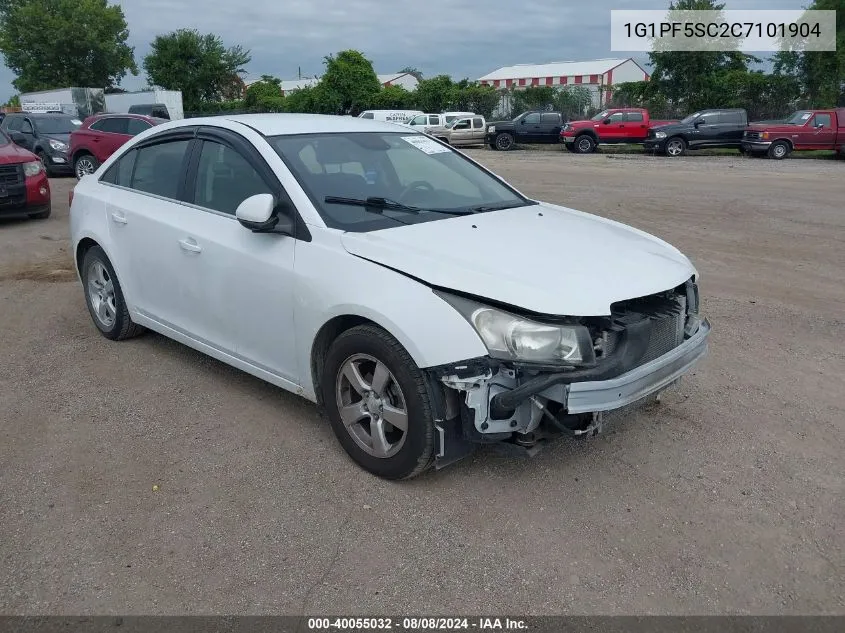 2012 Chevrolet Cruze 1Lt VIN: 1G1PF5SC2C7101904 Lot: 40055032