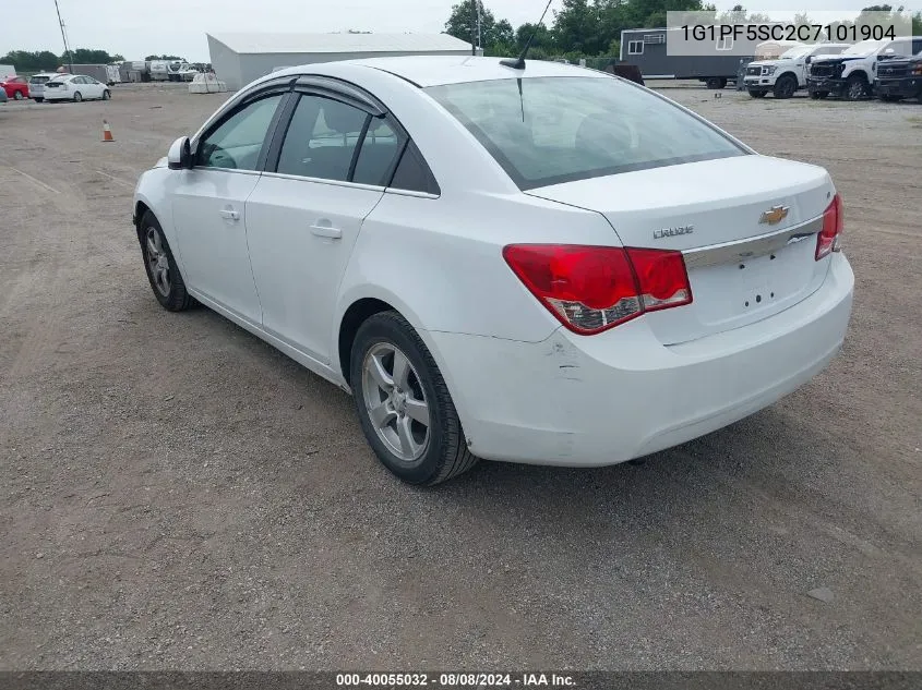 2012 Chevrolet Cruze 1Lt VIN: 1G1PF5SC2C7101904 Lot: 40055032