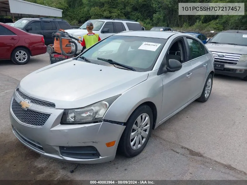 1G1PC5SH7C7217457 2012 Chevrolet Cruze Ls