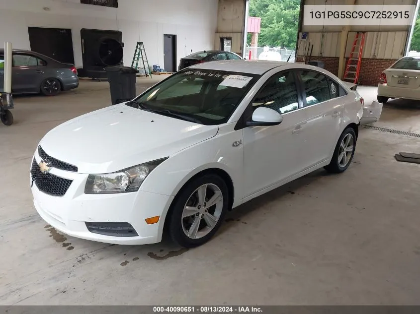 1G1PG5SC9C7252915 2012 Chevrolet Cruze 2Lt