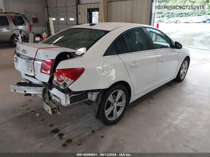 1G1PG5SC9C7252915 2012 Chevrolet Cruze 2Lt